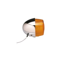 Early Model Turn Signal Chrome Amber Single Filament