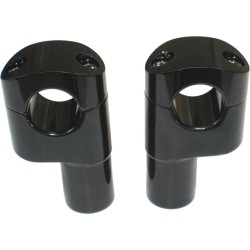 3,25" Custom Offset Risers Black Powder Coated