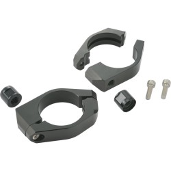 Turn Signal Fork Clamp Set 49mm Fork Mount Black