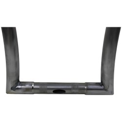 280 Medium Flow Bar Super Fat Road King Handlebar with 1 1/4" Clamp Diameter 1,4" Raw Throttle By Wire