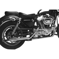 Staggered Slash Cut Drag Pipes Slash Cut Chrome 1,75"