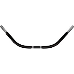 Chubby Beach Handlebar Black Powder Coated 1 1/4" Throttle By Wire