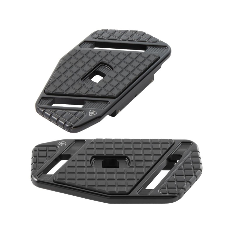 Speedliner Passenger Floorboards Black Anodized