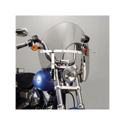SwitchBlade Chopped Quick Release Windshield Height: 23,1", Width: 22,4" Light Smoke