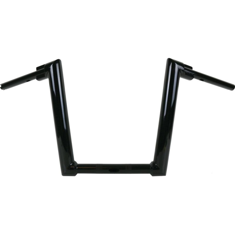 2" Str8UP Road Glide Handlebars Tall (380mm) Black Powder Coated Hydraulic Throttle By Wire
