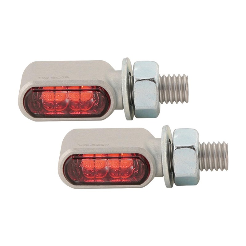 Little Bronx LED Turn Signals/Taillight/Brake Light Silver Tinted LED