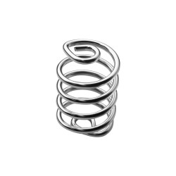 Coil Seat Spring Chrome 3"