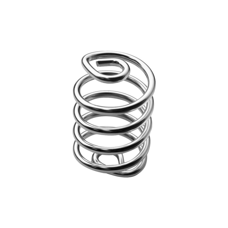 Coil Seat Spring Chrome 3"