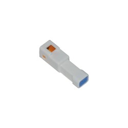 JST 2-Position Tab Connector with Wire Seal White