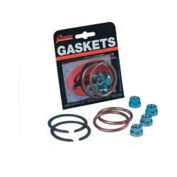 Exhaust Mounting Gasket Kit Copper Crush Rings and Flange Nuts