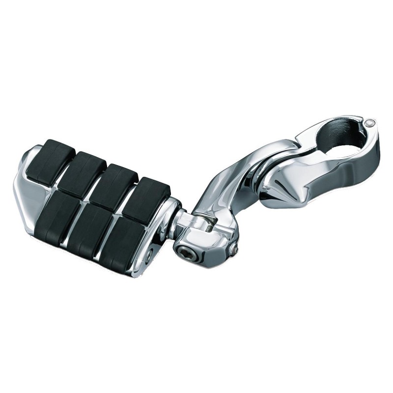 Tour-Tech Cruise Mounts with Trident Dually ISO-Pegs Short Arm Chrome