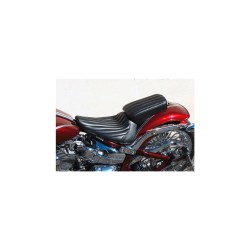 Breakout Custom Vertical Pillion Pad Vertical Black Synthetic Leather Urethane
