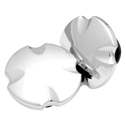 Iron Cross Gas Cap Set Vented and non-Vented Set Chrome