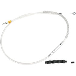 Platinum Series Clutch Cable Standard Stainless Steel Clear Coated Chrome Look 57"