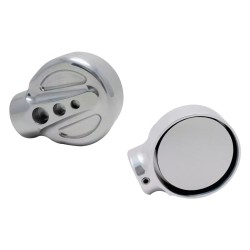 Concealed 2 Tech Bar End Mirror Silver