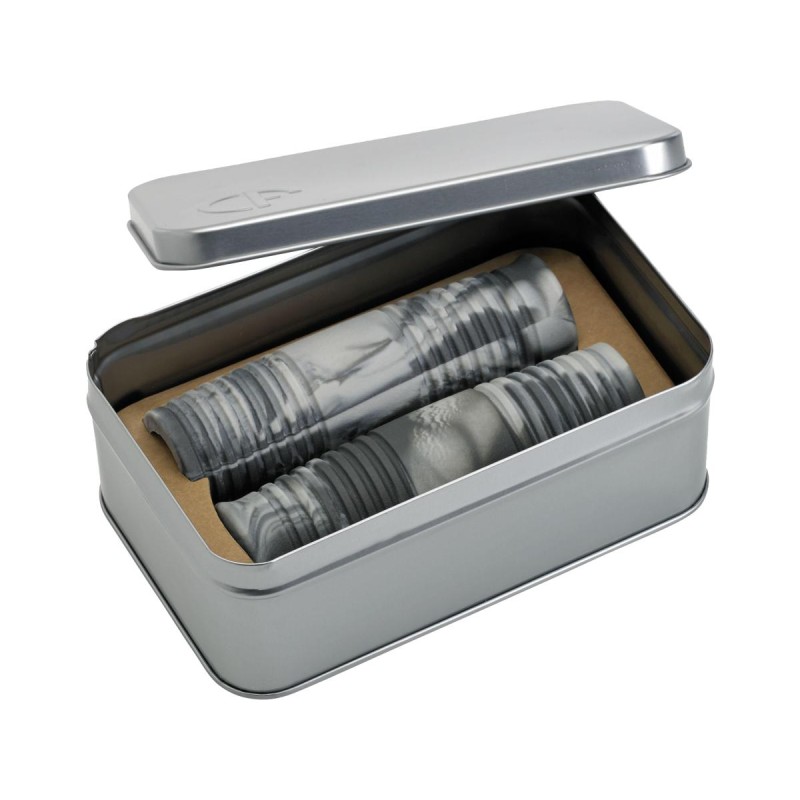 Cole Foster Grips Antique Gray Marble 1" Throttle By Wire Throttle Cables