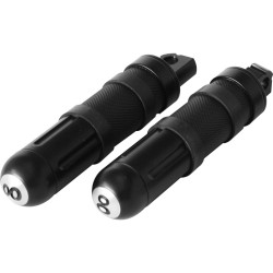 Young Gun 8-Ball Foot Pegs Black