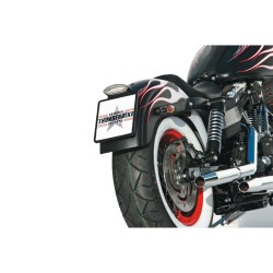 Down and Inside License Plate Kit 200 x 200mm Black