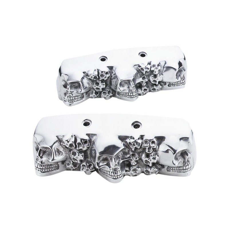 Skull Rocker Box Cover Chrome