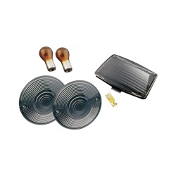 Turn Signal and Fender Tip Lens Kit Smoke Rear