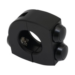 mo.switch 3 Push-Button Clamp Black push buttons Black 1"