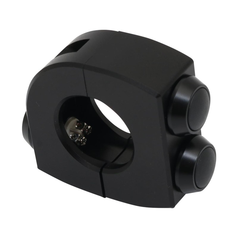 mo.switch 3 Push-Button Clamp Black push buttons Black 1"