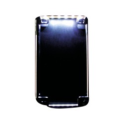 License Plate Light Width: 3" Chrome