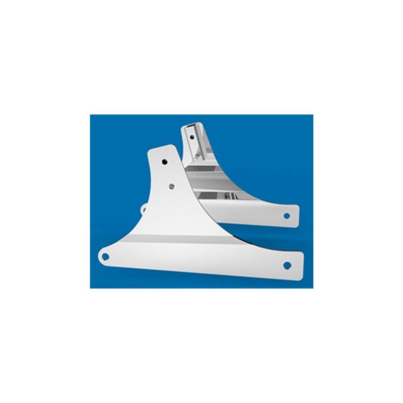 Sissy Bar Side Plates Chrome