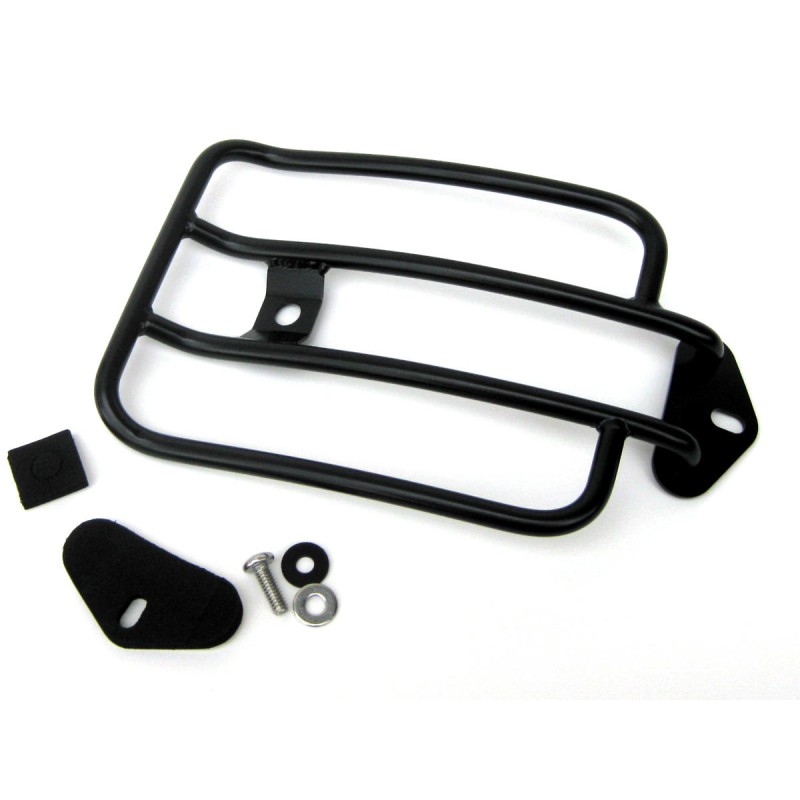 6" Solo Luggage Rack Black Satin