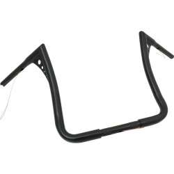 15 Bonanza Bagger Bar Handlebar Black Powder Coated 1 1/4" Throttle By Wire