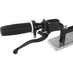 Classic Brake Master Cylinder Kit Black Anodized 14 mm 1" Dual Disc