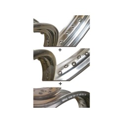 TTS Spoke Set, 21" long, black chrome