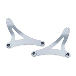 Multi Purpose Solid Backrest Mounts Chrome