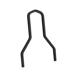 Mini Lowboy Sissy Bar Upright Width: 11,00", Height 14,94" Black