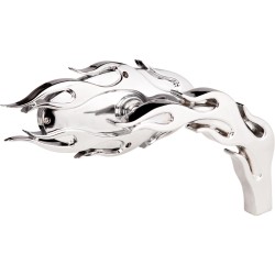 Flamed Micro Mirror Chrome Left