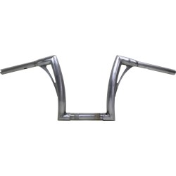 280 Medium Flow Bar Super Fat M8 Softail Handlebar with 1 1/4" Clamp Diameter 1,4" Raw Throttle By Wire