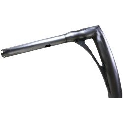 280 Medium Flow Bar Super Fat M8 Softail Handlebar with 1 1/4" Clamp Diameter 1,4" Raw Throttle By Wire