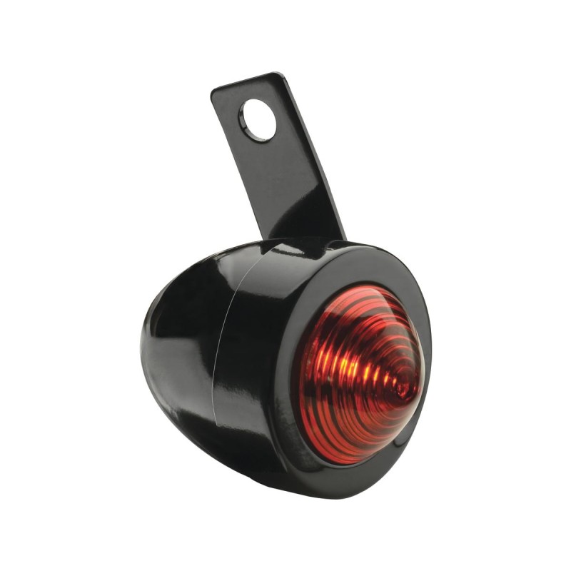 Bullet Lights with Mounting Black Red