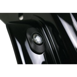 Sleek LED Turn Signal/Taillight/Brake Light Black Anodized Dark Smoke LED