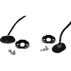 Sleek LED Turn Signal/Taillight/Brake Light Black Anodized Dark Smoke LED