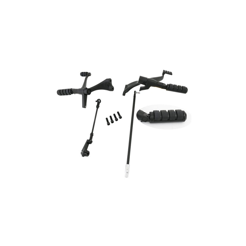 Sportster + 2" Forward Control Kit, Black Forward Control Kit