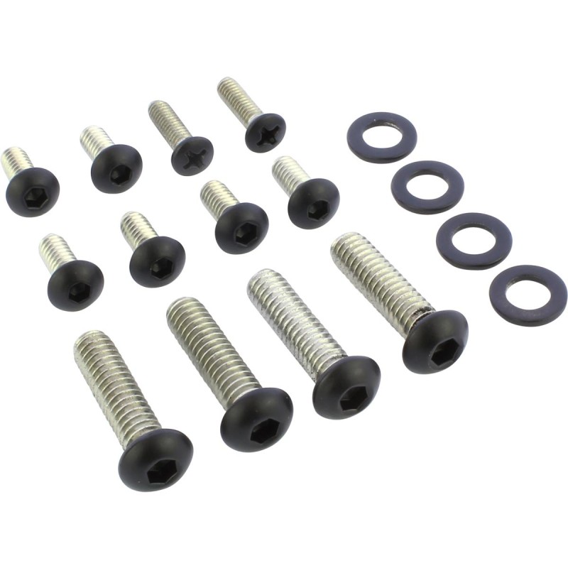 Hand Control Screw Kits Flat Black Powder Coated