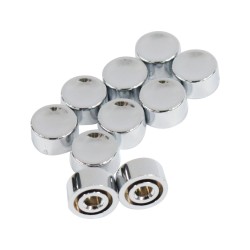 72-81 Early-Style Hand Control Button Cap Short Chrome