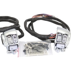 Backlit Hand Control Switch Kit With radio and cruise control Black