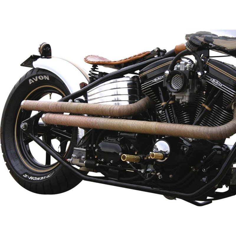 Insulating Exhaust Wrap 1" x 1/16" x 50 Ft. Roll Tan