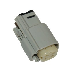 4-Position Molex MX-150 Series Male Connector Gray