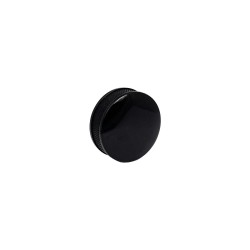 Round Air Cleaner Black