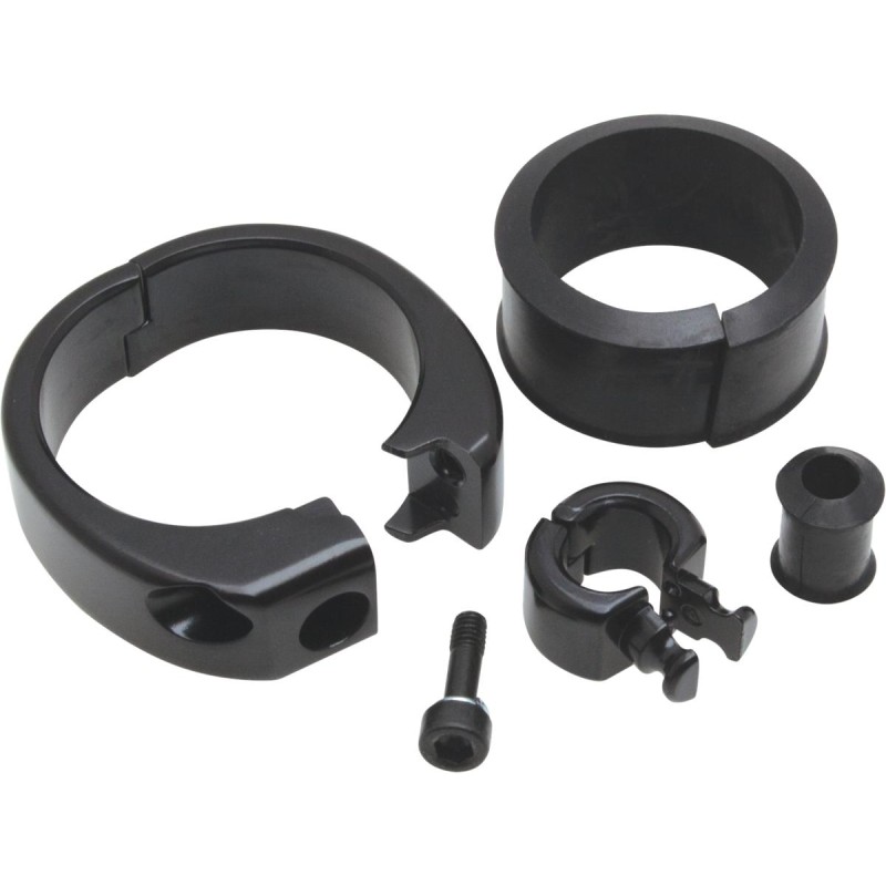 Swivel Head 1 1/4"-1 1/2" Diameter Tubing Cable Clamp Single Throttle/Clutch Cable Black