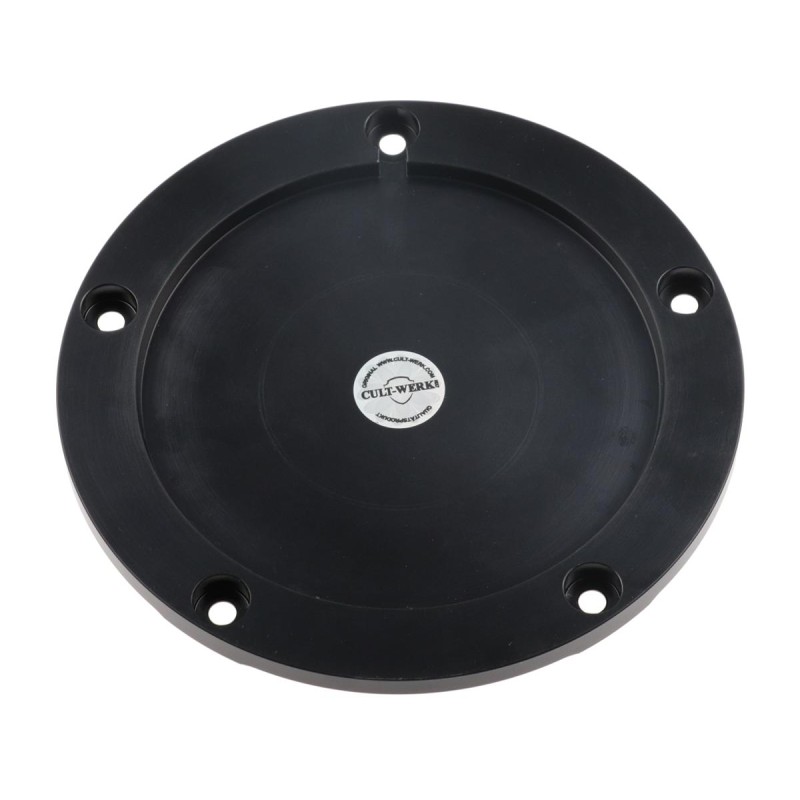 Derby Cover Black Anodized