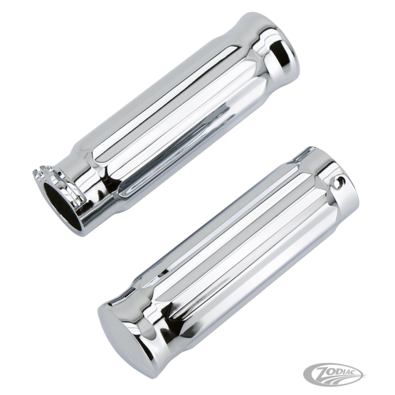 POIGNEES RAINUREES EN ALUMINIUM